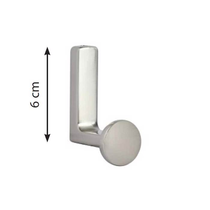 Import Hellas Kremastra 4248 Metalliki Nikel Mat 6cm 0036-1010